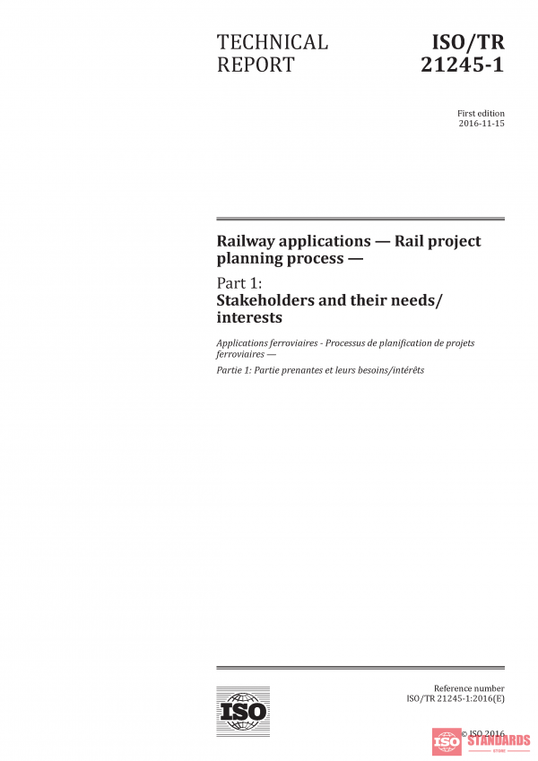 ISO/TR 21245-1:2016 PDF