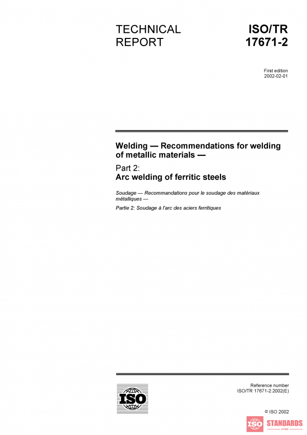 ISO/TR 17671-2:2002 PDF