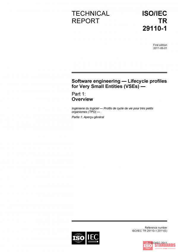 ISO/IEC TR 29110-1:2011 PDF