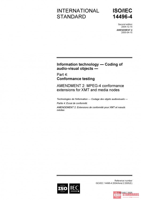 ISO/IEC 14496-4:2004/Amd 2:2005 PDF