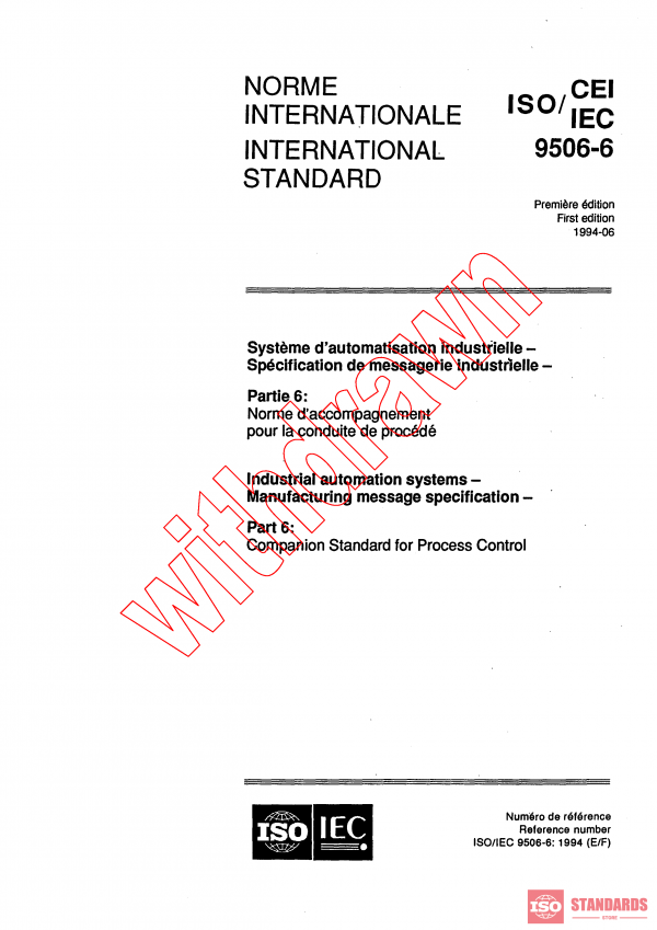 ISO/IEC 9506-6:1994 PDF