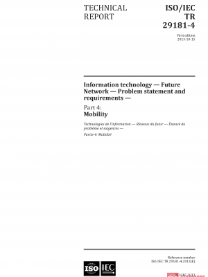 ISO/IEC TR 29181-4:2013 PDF
