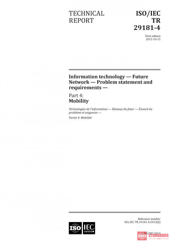 ISO/IEC TR 29181-4:2013 PDF