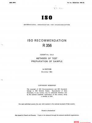 ISO/R 356:1963 PDF