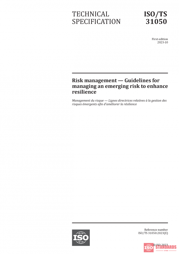 ISO/TS 31050:2023 PDF