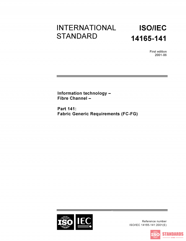 ISO/IEC 14165-141:2001 PDF