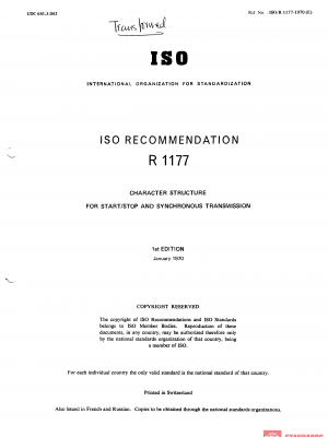 ISO/R 1177:1970 PDF