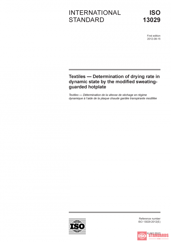 ISO 13029:2012 PDF