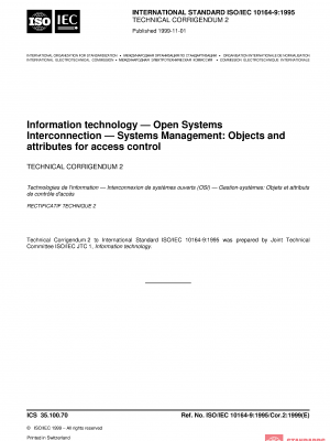 ISO/IEC 10164-9:1995/COR2:1999 PDF
