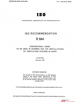 ISO/R 644:1967 PDF