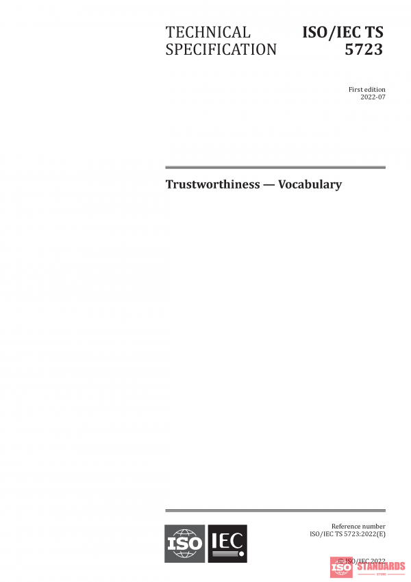 ISO/IEC TS 5723:2022 PDF
