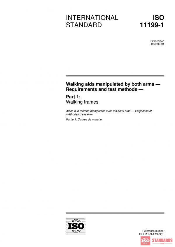 ISO 11199-1:1999 PDF