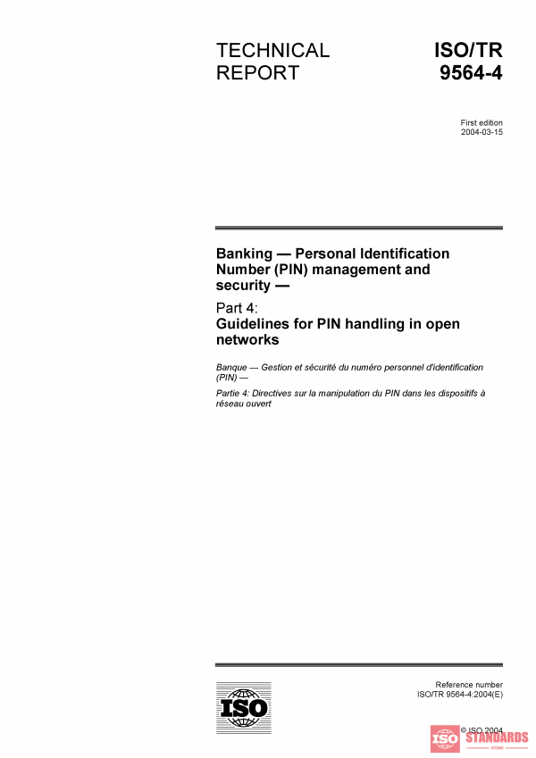 ISO/TR 9564-4:2004 PDF