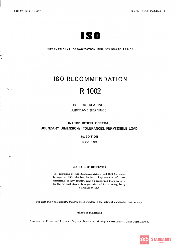 ISO/R 1002:1969 PDF