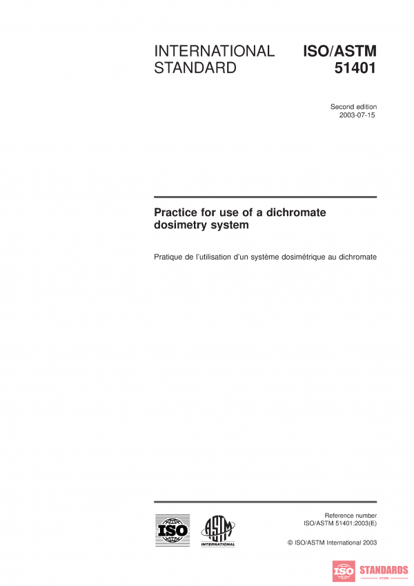 ISO/ASTM 51401:2003 PDF