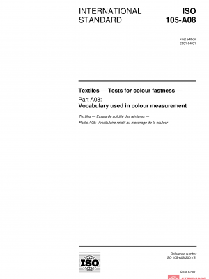 ISO 105-A08:2001 PDF