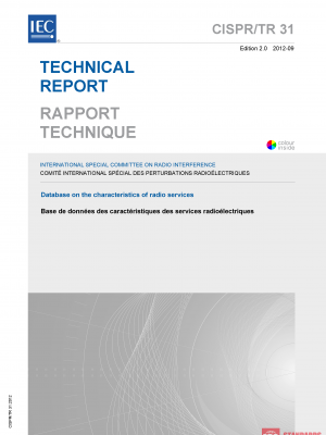 CISPR TR 31:2012 PDF