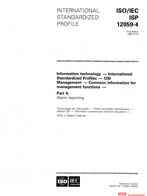 ISO/IEC ISP 12059-4:1995 PDF