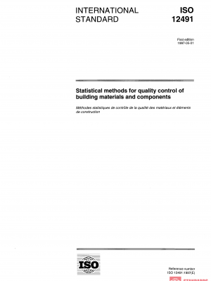 ISO 12491:1997 PDF