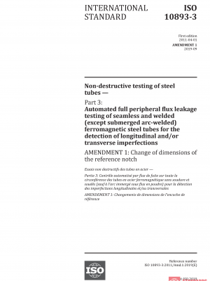 ISO 10893-3:2011/Amd 1:2019 PDF