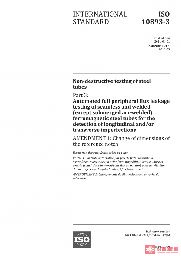 ISO 10893-3:2011/Amd 1:2019 PDF