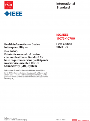 ISO/IEEE 11073-10700:2024 PDF