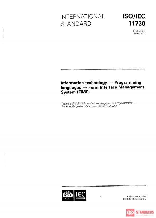 ISO/IEC 11730:1994 PDF
