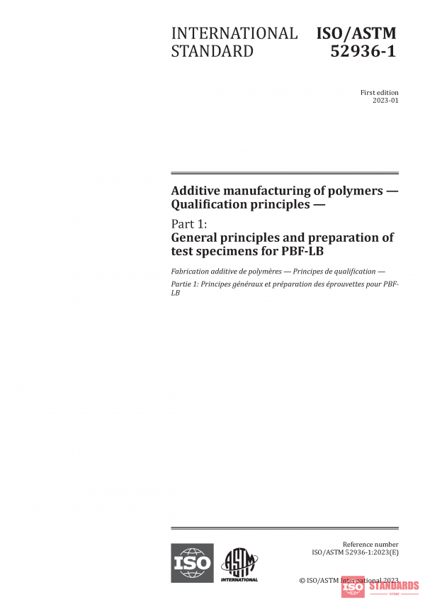 ISO/ASTM 52936-1:2023 PDF