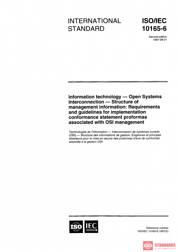 ISO/IEC 10165-6:1997 PDF