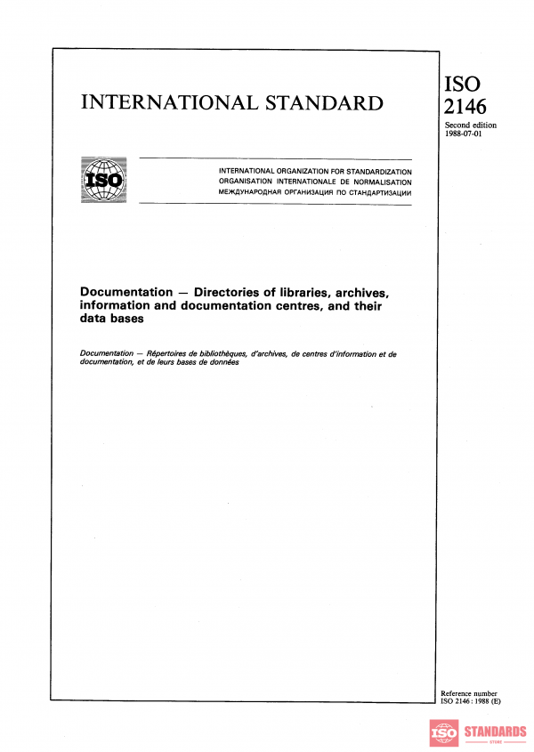 ISO 2146:1988 PDF