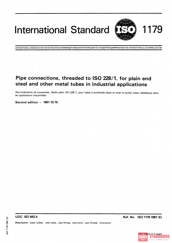 ISO 1179:1981 PDF