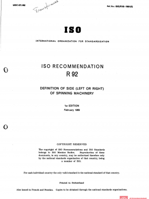 ISO/R 92:1959 PDF