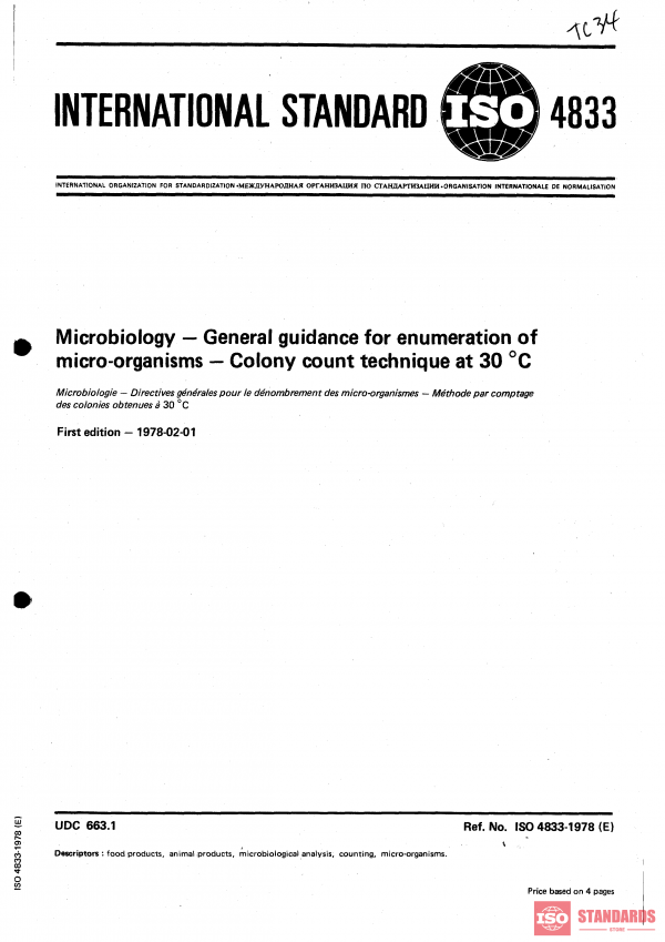 ISO 4833:1978 PDF
