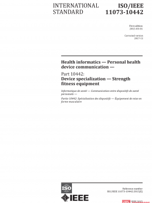 ISO/IEEE 11073-10442:2015 PDF