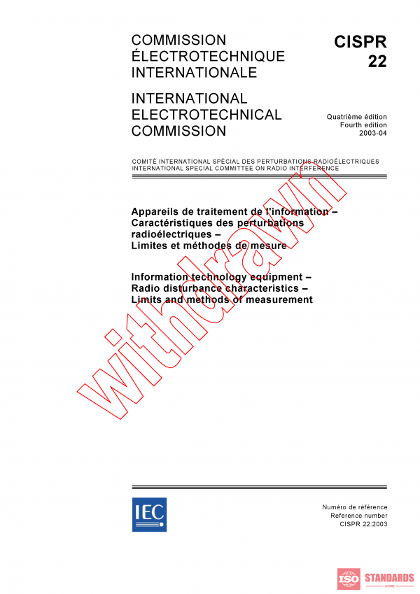 CISPR 22:2003 PDF