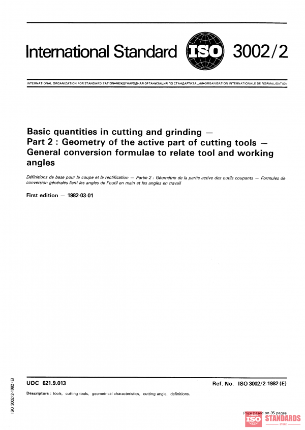 ISO 3002-2:1982 PDF