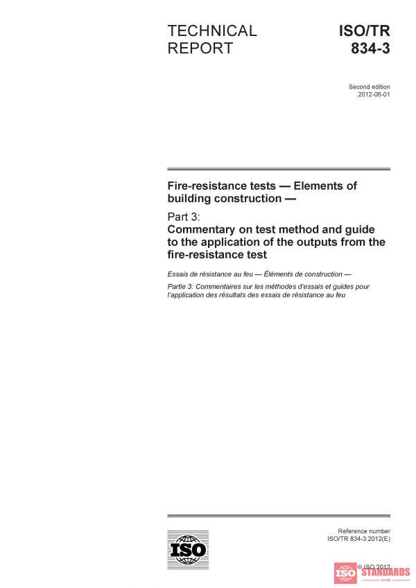 ISO/TR 834 3:2012 PDF