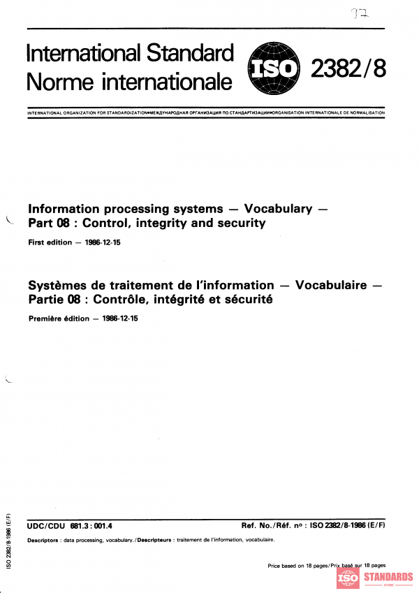 ISO 2382-8:1986 PDF