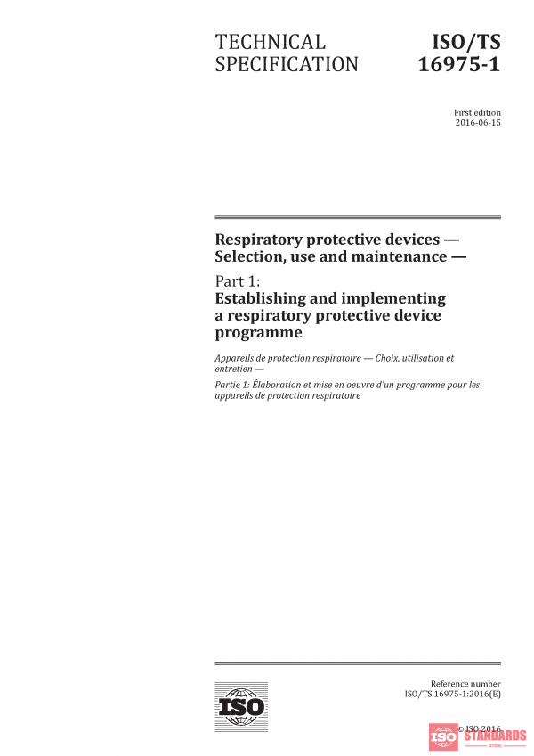 ISO/TS 16975-1:2016 PDF