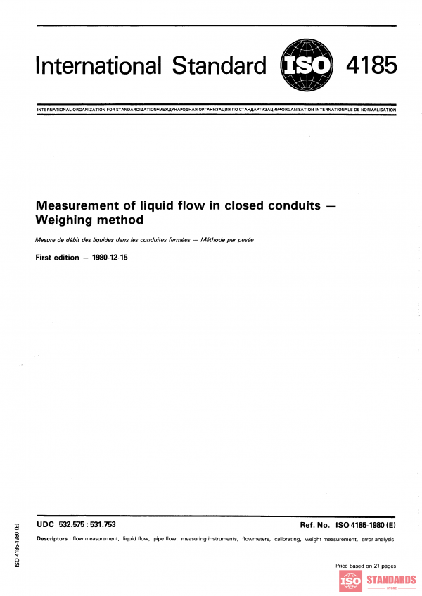 ISO 4185:1980 PDF