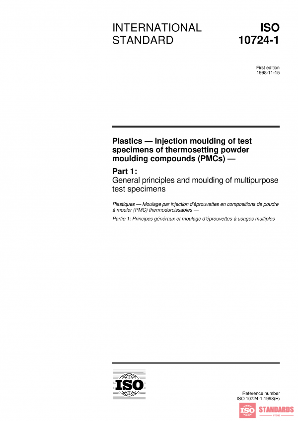ISO 10724-1:1998 PDF