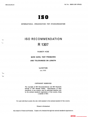 ISO/R 1307:1970 PDF