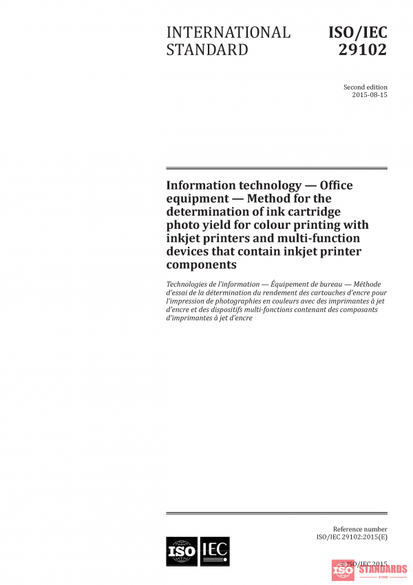 ISO/IEC 29102:2015 PDF