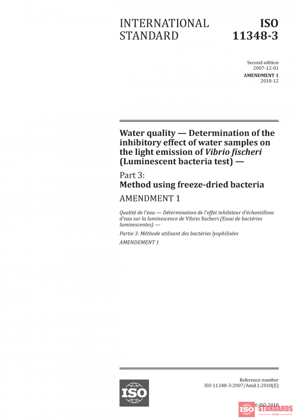 ISO 11348-3:2007/Amd 1:2018 PDF