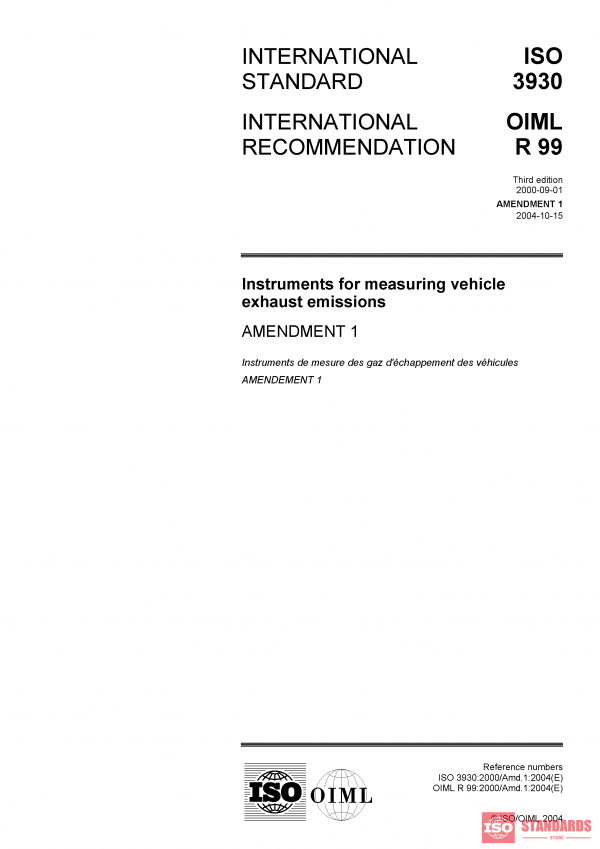 ISO 3930:2000/Amd 1:2004 PDF