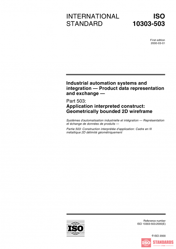 ISO 10303-503:2000 PDF