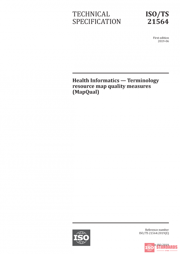 ISO/TS 21564:2019 PDF