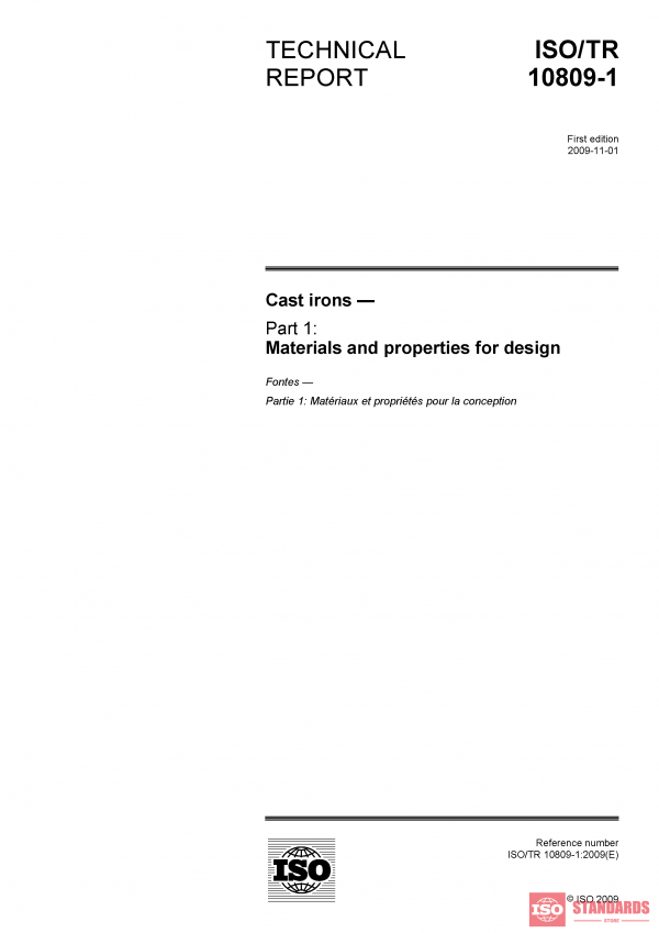 ISO/TR 10809-1:2009 PDF