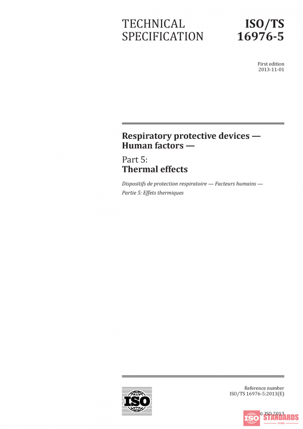 ISO/TS 16976-5:2013 PDF