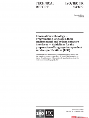 ISO/IEC TR 14369:2018 PDF